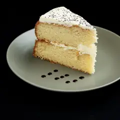 Torta naranja con amapola